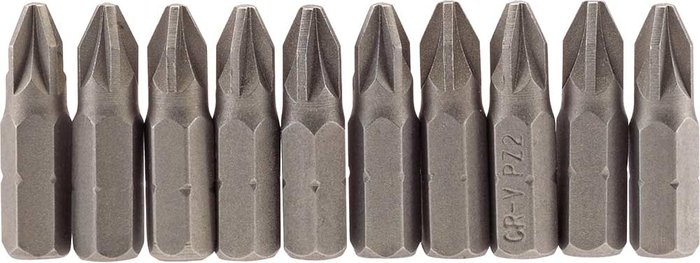 Tooled Up | Draper Draper Pozi Screwdriver Bit PZ2 25mm Pack of 10 Draper Draper Pozi Screwdriver Bit PZ2 25mm Pack of 10