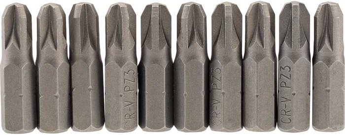 Tooled Up | Draper Draper Pozi Screwdriver Bit PZ3 25mm Pack of 10 Draper Draper Pozi Screwdriver Bit PZ3 25mm Pack of 10