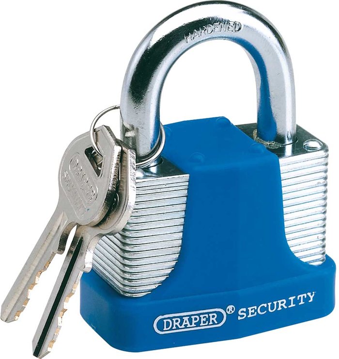 Tooled Up | Draper Draper Laminated Steel Padlock 30mm Standard Draper Draper Laminated Steel Padlock 30mm Standard