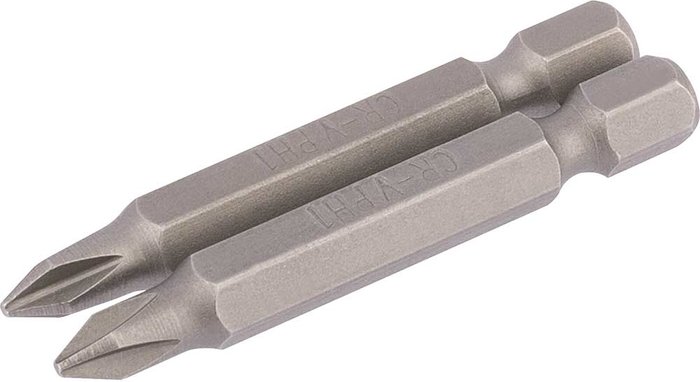 Tooled Up | Draper Draper Phillips Screwdriver Bit PH1 50mm Pack of 2 Draper Draper Phillips Screwdriver Bit PH1 50mm Pack of 2
