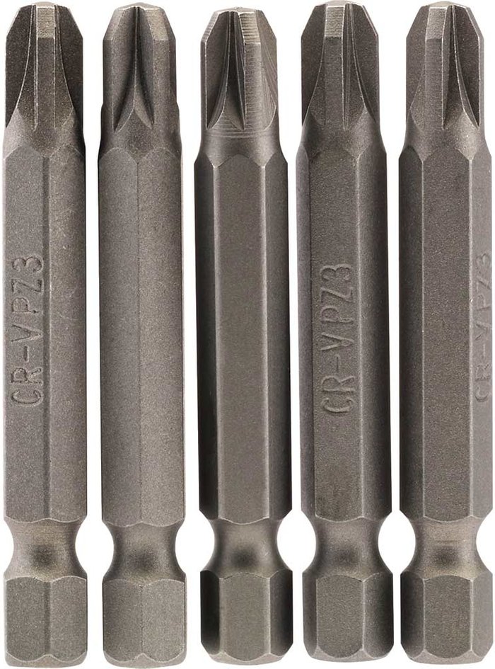 Tooled Up | Draper Draper Pozi Screwdriver Bit PZ3 50mm Pack of 5 Draper Draper Pozi Screwdriver Bit PZ3 50mm Pack of 5