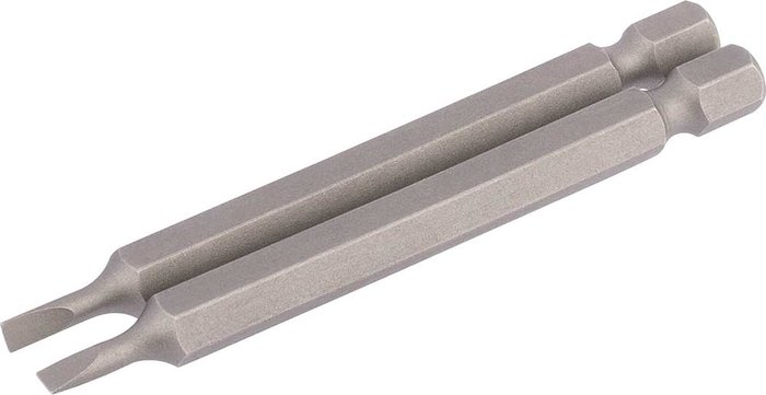 Tooled Up | Draper Draper Slotted Screwdriver Bit 3mm 75mm Pack of 2 Draper Draper Slotted Screwdriver Bit 3mm 75mm Pack of 2