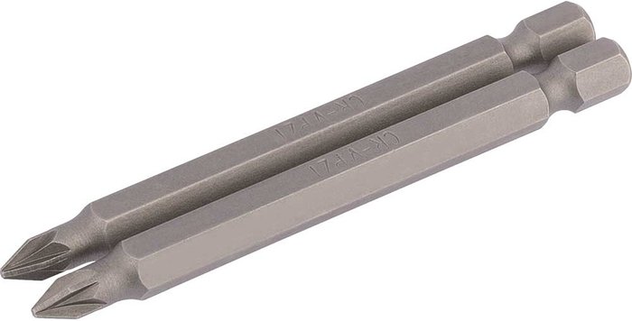 Tooled Up | Draper Draper Pozi Screwdriver Bit PZ1 75mm Pack of 2 Draper Draper Pozi Screwdriver Bit PZ1 75mm Pack of 2