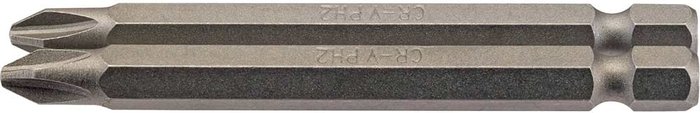 Tooled Up | Draper Draper Phillips Screwdriver Bit PH2 75mm Pack of 2 Draper Draper Phillips Screwdriver Bit PH2 75mm Pack of 2