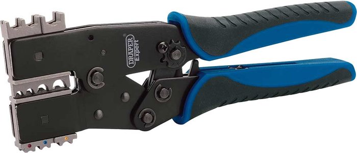 Tooled Up | Draper Draper Expert Quick Change Ratchet Action Terminal Crimping Tool Draper Draper Expert Quick Change Ratchet Action Terminal Crimping Tool