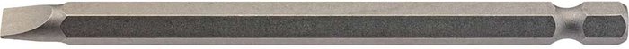 Tooled Up | Draper Draper Slotted Screwdriver Bit 6mm 100mm Pack of 1 Draper Draper Slotted Screwdriver Bit 6mm 100mm Pack of 1