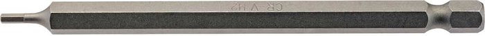 Tooled Up | Draper Draper Hex Screwdriver Bit Hex 2mm 100mm Pack of 1 Draper Draper Hex Screwdriver Bit Hex 2mm 100mm Pack of 1