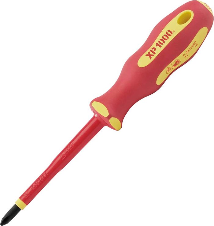 Tooled Up | Draper Draper Expert Ergo Plus VDE Insulated Phillips Screwdriver PH2 100mm Draper Draper Expert Ergo Plus VDE Insulated Phillips Screwdriver PH2 100mm