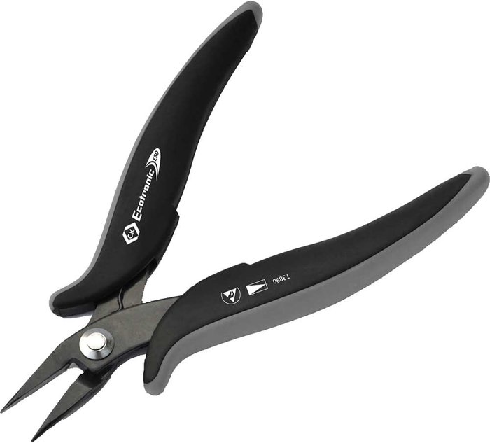 Tooled Up | CK Tools CK Ecotronic ESD Short Snipe Nose Pliers 145mm CK Tools CK Ecotronic ESD Short Snipe Nose Pliers 145mm