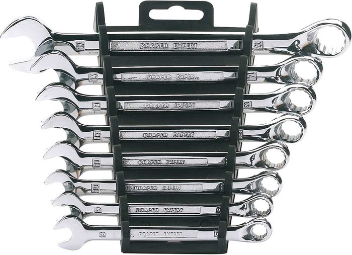 Tooled Up | Draper Draper Expert 8 Piece Hi Torq Combination Spanner Set Metric Draper Draper Expert 8 Piece Hi Torq Combination Spanner Set Metric