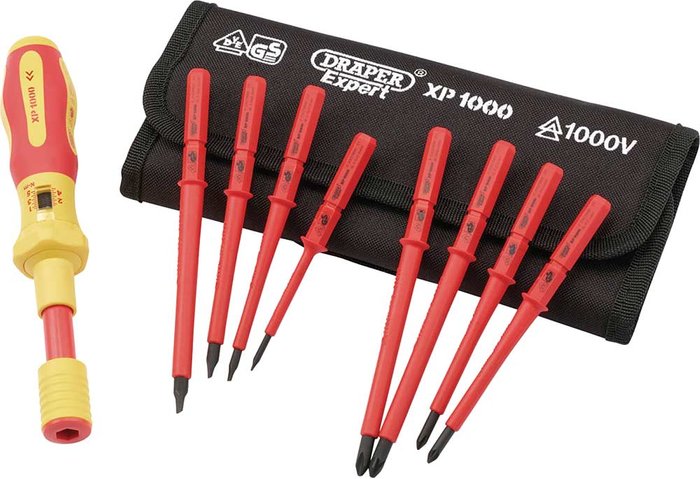 Tooled Up | Draper Draper Expert 9 Piece Ergo Plus Torque Screwdriver Set Draper Draper Expert 9 Piece Ergo Plus Torque Screwdriver Set