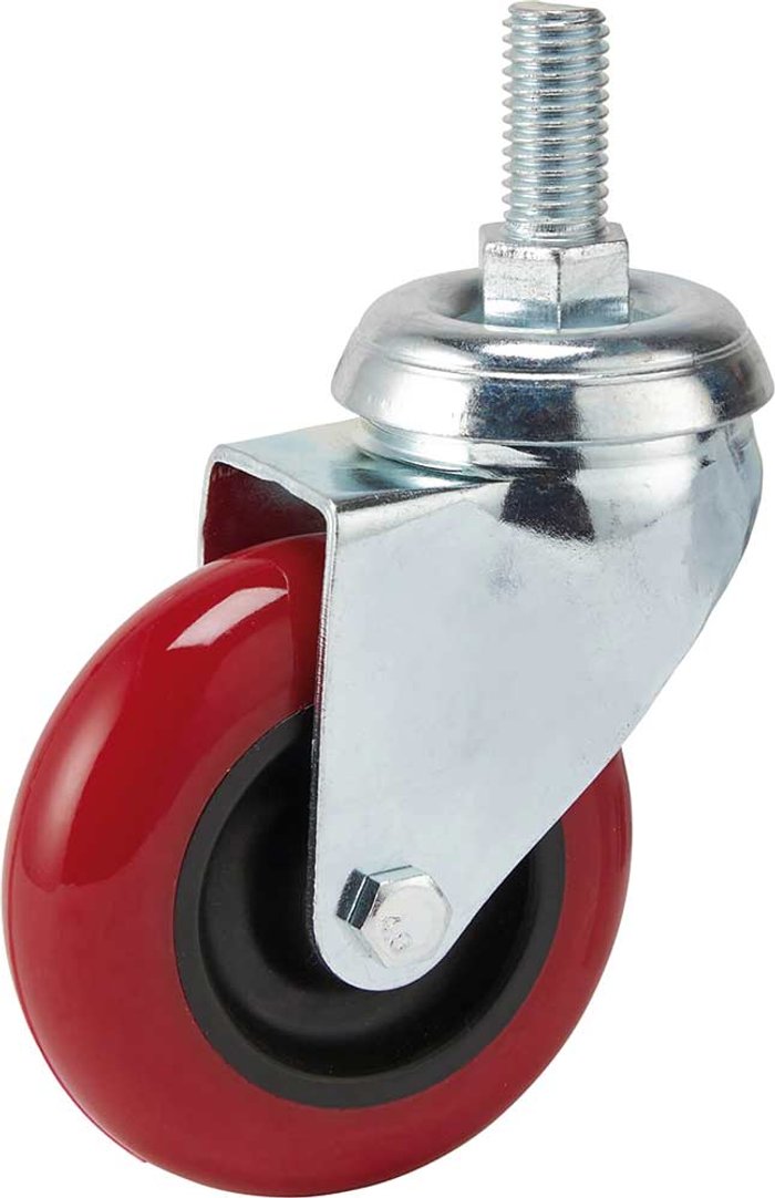 Tooled Up | Draper Draper Swivel Bolt Fixing Polyurethane Wheeled Castor 75mm Draper Draper Swivel Bolt Fixing Polyurethane Wheeled Castor 75mm