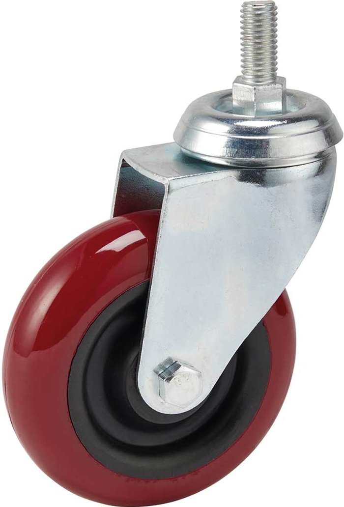 Tooled Up | Draper Draper Swivel Bolt Fixing Polyurethane Wheeled Castor 100mm Draper Draper Swivel Bolt Fixing Polyurethane Wheeled Castor 100mm
