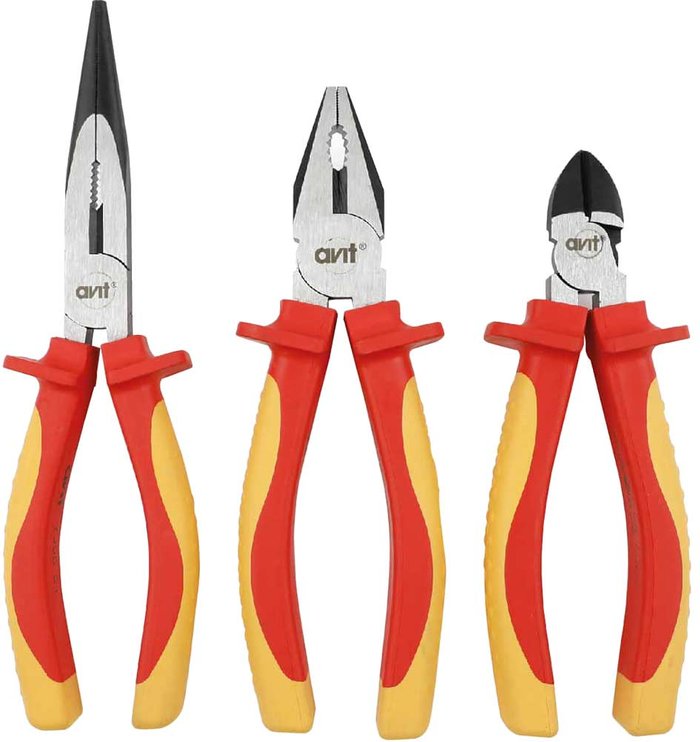Tooled Up | Avit Avit 3 Piece Insulated Plier Set Avit Avit 3 Piece Insulated Plier Set