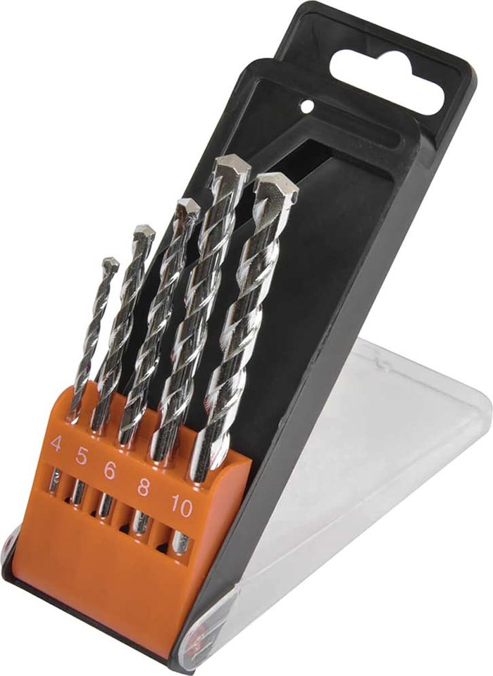 Tooled Up | Avit Avit 5 Piece Masonry Drill Bit Set Metric Avit Avit 5 Piece Masonry Drill Bit Set Metric
