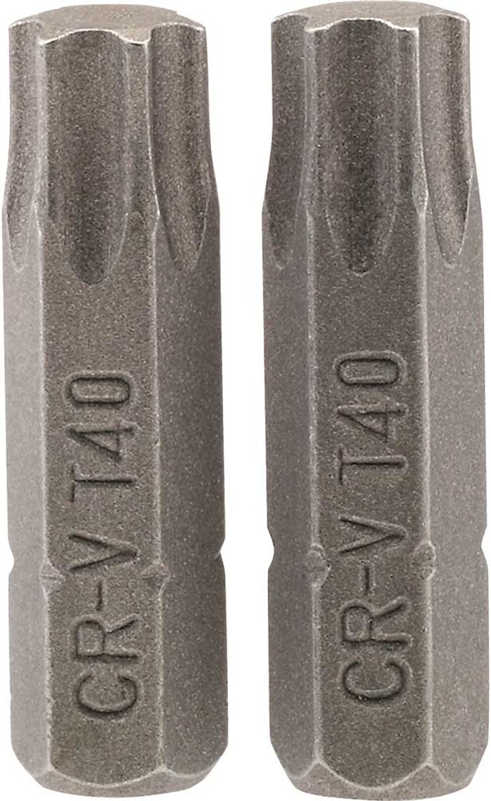 Tooled Up | Draper Draper Torx Screwdriver Bits T40 25mm Pack of 2 Draper Draper Torx Screwdriver Bits T40 25mm Pack of 2