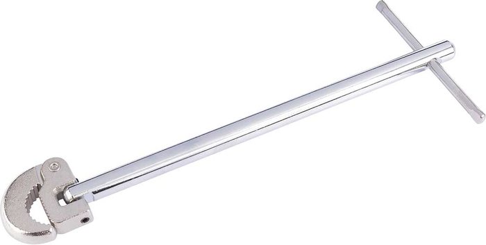 Tooled Up | Draper Adjustable Basin Wrench (27MM Capacity) - Silver Draper Adjustable Basin Wrench (27MM Capacity) - Silver