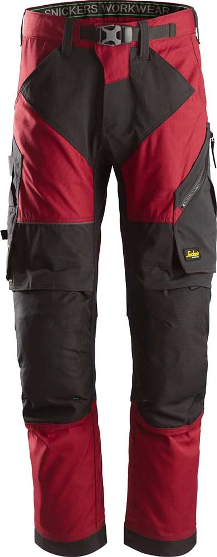 Tooled Up | Snickers Snickers 6903 Mens Flexiwork Work Trousers Red / Black 31 Snickers Snickers 6903 Mens Flexiwork Work Trousers Red / Black 31