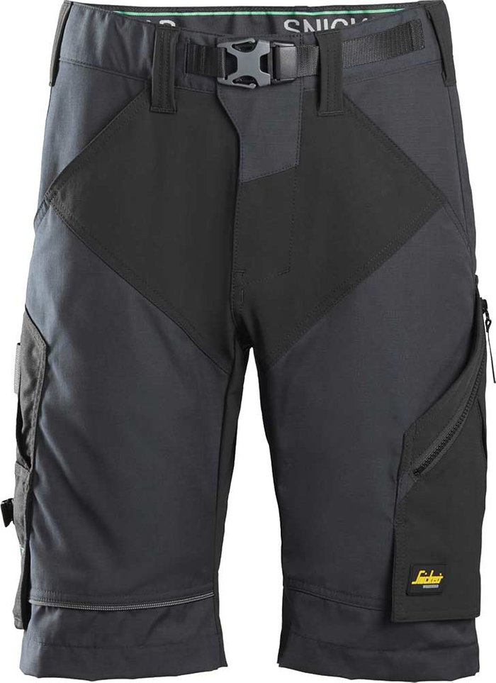 Tooled Up | Snickers Snickers 6914 FlexiWork Comfort Shorts Grey / Black 30 Snickers Snickers 6914 FlexiWork Comfort Shorts Grey / Black 30