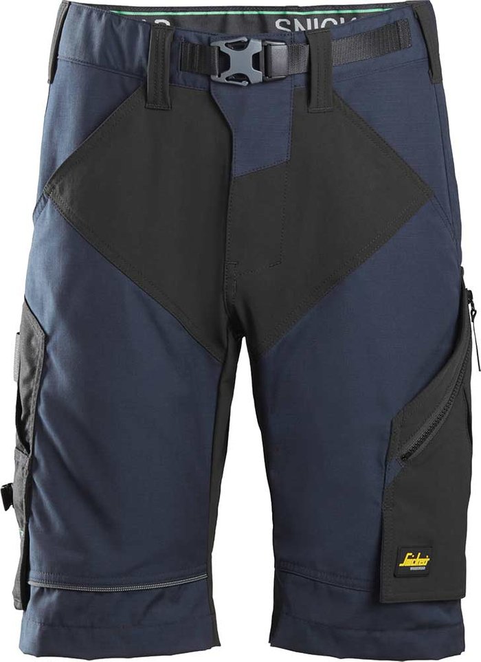 Tooled Up | Snickers Snickers 6914 FlexiWork Comfort Shorts Navy / Black 44 Snickers Snickers 6914 FlexiWork Comfort Shorts Navy / Black 44