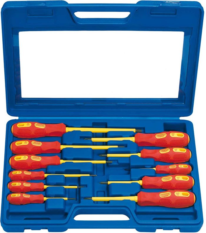 Tooled Up | Draper Draper Expert 11 Piece Insulated Screwdriver Set Draper Draper Expert 11 Piece Insulated Screwdriver Set