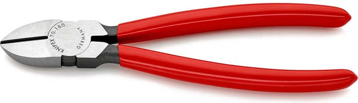 Tooled Up | Knipex Knipex 70 01 Diagonal Cutting Pliers 180mm Knipex Knipex 70 01 Diagonal Cutting Pliers 180mm