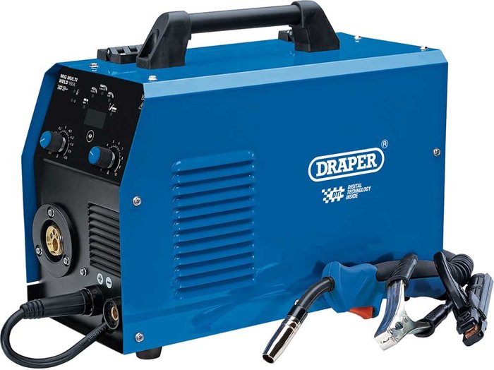 Tooled Up | Draper Draper - 70047 Gas/Gasless MIG Inverter Multi-Welder Dti, 160A Draper Draper - 70047 Gas/Gasless MIG Inverter Multi-Welder Dti, 160A
