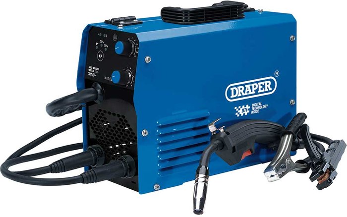 Tooled Up | Draper Draper Gasless Mig Inverter Multi-welder Dti 120A Draper Draper Gasless Mig Inverter Multi-welder Dti 120A