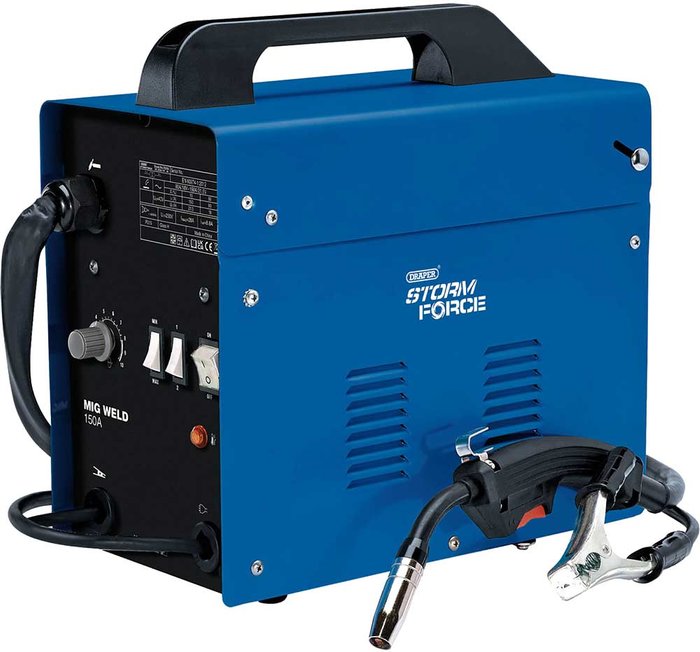 Tooled Up | Draper Draper Storm Force Gasless Mig Welder 150A Draper Draper Storm Force Gasless Mig Welder 150A