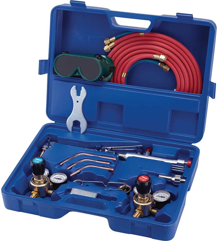 Tooled Up | Draper Draper 12 Piece Oxyacetylene Welding and Cutting Tool Kit Draper Draper 12 Piece Oxyacetylene Welding and Cutting Tool Kit