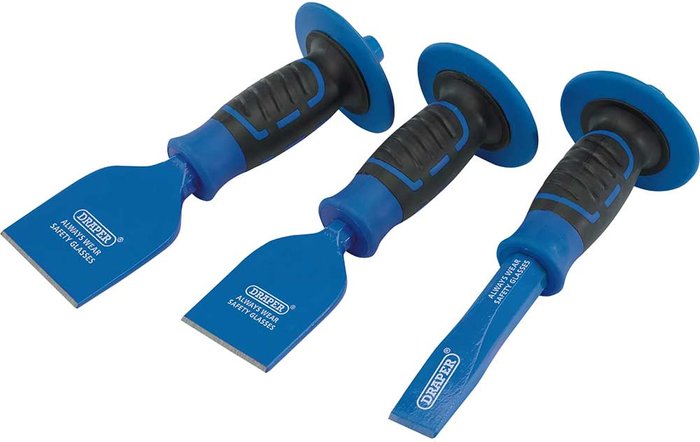 Tooled Up | Draper Draper 3 Piece Bolster and Chisel Set Draper Draper 3 Piece Bolster and Chisel Set