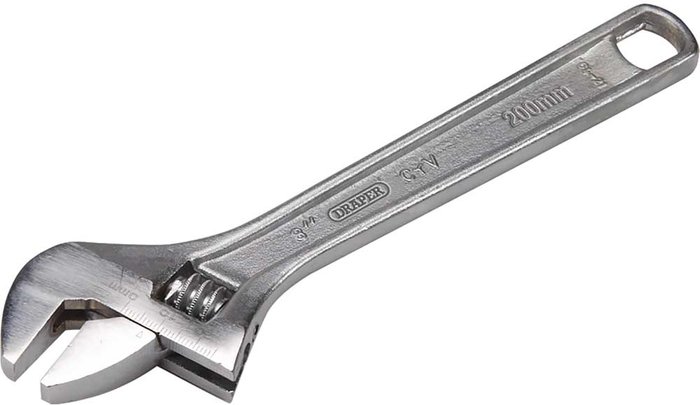 Tooled Up | Draper Draper Adjustable Spanner 200mm Draper Draper Adjustable Spanner 200mm