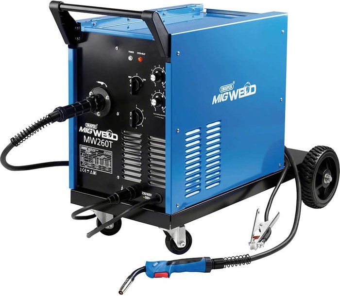 Tooled Up | Draper Draper 230V Expert 250A Mig Welder - Blue Draper Draper 230V Expert 250A Mig Welder - Blue