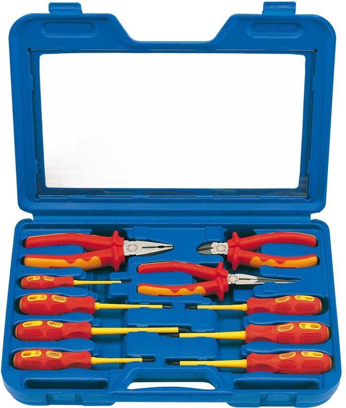 Tooled Up | Draper Draper Expert 10 Piece Insulated Plier and Screwdriver Set Draper Draper Expert 10 Piece Insulated Plier and Screwdriver Set