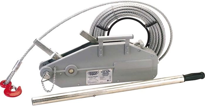 Tooled Up | Draper Draper Expert Quality Wire Rope Winch / Hoist Draper Draper Expert Quality Wire Rope Winch / Hoist
