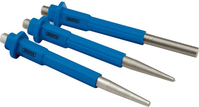 Tooled Up | Draper Draper Expert 3 Piece Nail Set and Pin Punch Set Draper Draper Expert 3 Piece Nail Set and Pin Punch Set