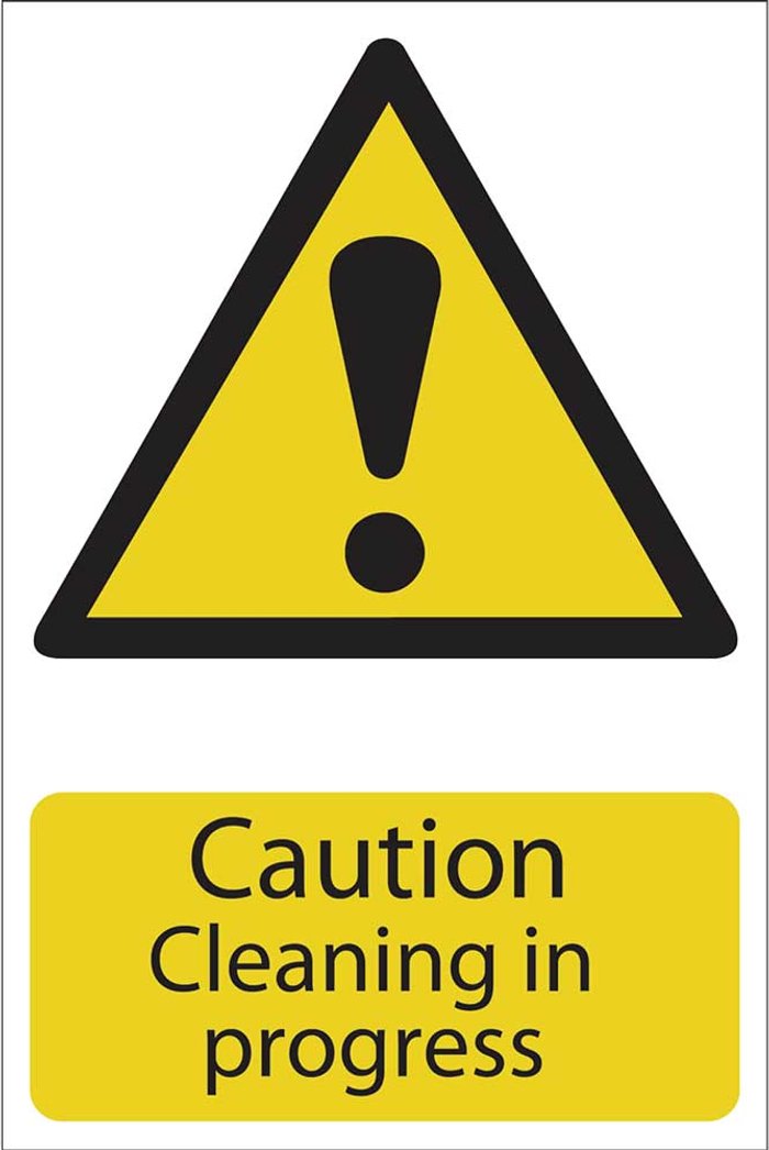 Tooled Up | Draper Draper Caution Cleaning in Progress Sign 200mm 300mm Standard Draper Draper Caution Cleaning in Progress Sign 200mm 300mm Standard