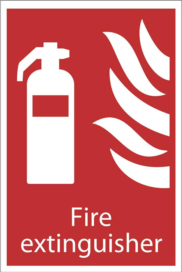 Tooled Up | Draper Draper Fire Extinguisher Sign 200mm 300mm Standard Draper Draper Fire Extinguisher Sign 200mm 300mm Standard