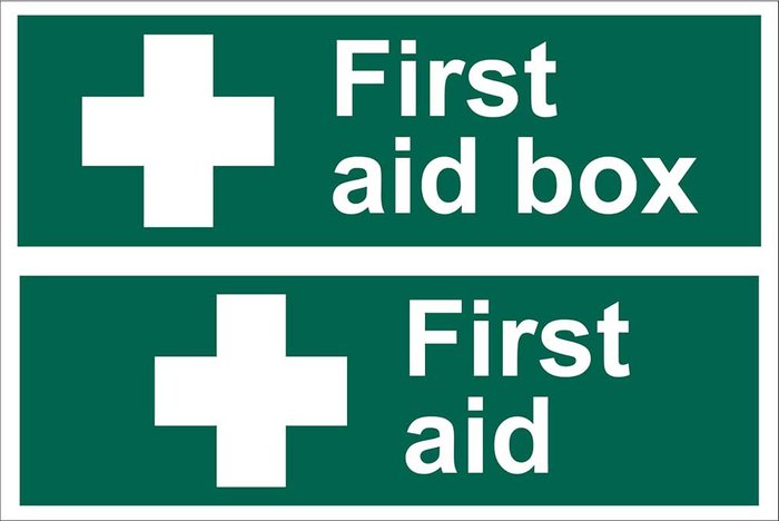 Tooled Up | Draper Draper First Aid Box Sign 300mm 200mm Standard Draper Draper First Aid Box Sign 300mm 200mm Standard