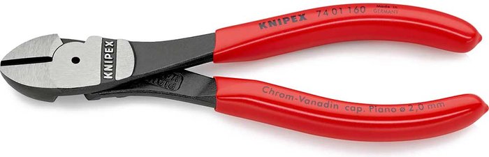 Tooled Up | Knipex Knipex 74 01 High Leverage Diagonal Cutting Pliers 160mm Knipex Knipex 74 01 High Leverage Diagonal Cutting Pliers 160mm