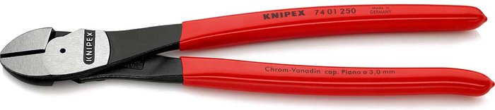 Tooled Up | Knipex Knipex 74 01 High Leverage Diagonal Cutting Pliers 250mm Knipex Knipex 74 01 High Leverage Diagonal Cutting Pliers 250mm