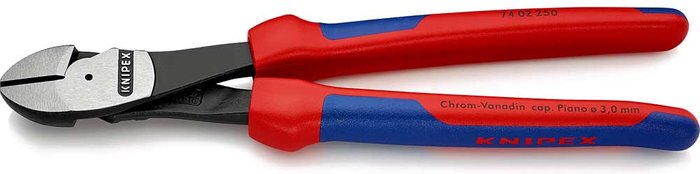 Tooled Up | Knipex Knipex 74 02 Diagonal Cutting Pliers 250mm Knipex Knipex 74 02 Diagonal Cutting Pliers 250mm