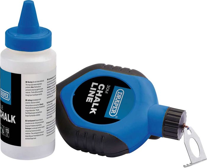 Tooled Up | Draper Draper Chalk Line with Chalk - 113g Draper Draper Chalk Line with Chalk - 113g