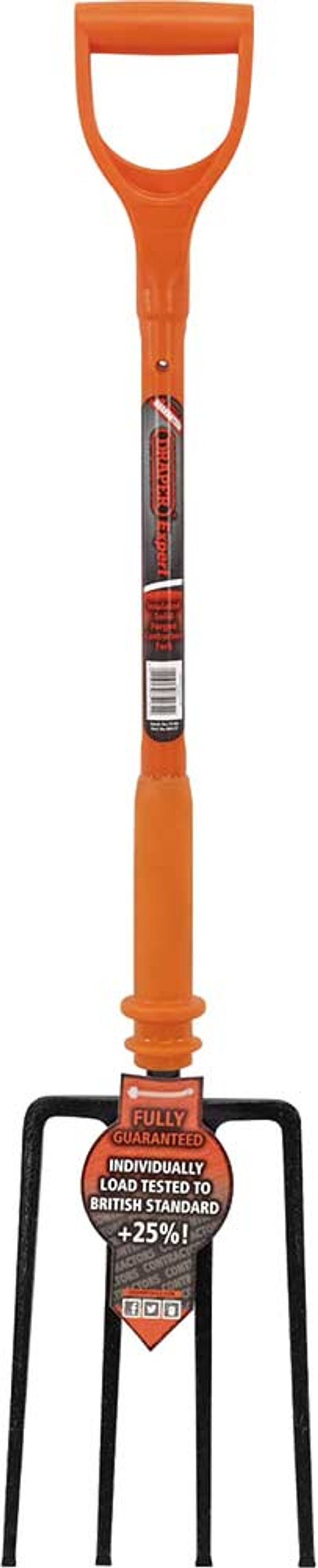 Tooled Up | Draper Draper Expert Solid Forged Insulated Contractors Fork Draper Draper Expert Solid Forged Insulated Contractors Fork