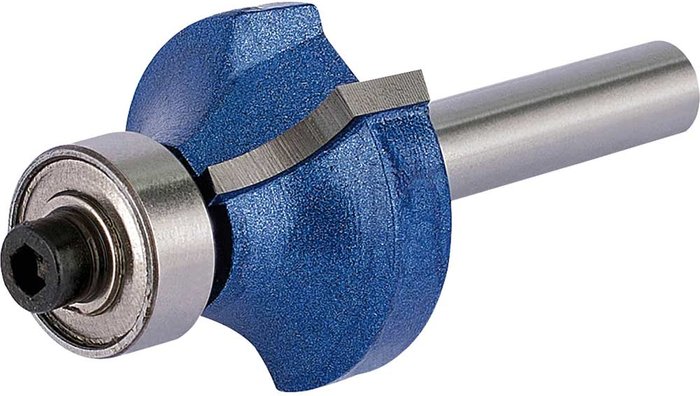 Tooled Up | Draper Draper Bearing Guided Rounding Over Router Cutter 25mm 7mm 1/4 Draper Draper Bearing Guided Rounding Over Router Cutter 25mm 7mm 1/4