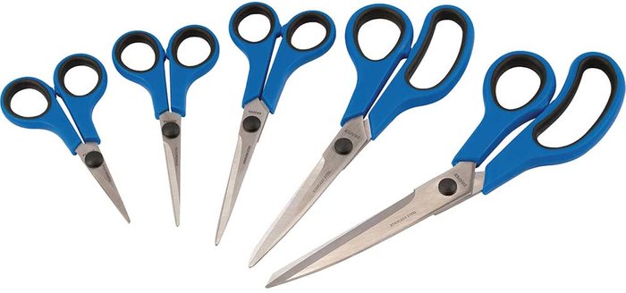 Tooled Up | Draper Draper 5 Piece Soft Grip Household Scissor Set Draper Draper 5 Piece Soft Grip Household Scissor Set
