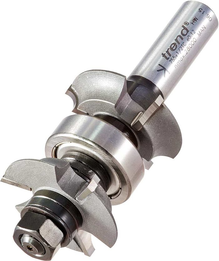 Tooled Up | Trend Trend Three Winged Rounding Over Router Cutter Set 38mm 32mm 1/2 Trend Trend Three Winged Rounding Over Router Cutter Set 38mm 32mm 1/2