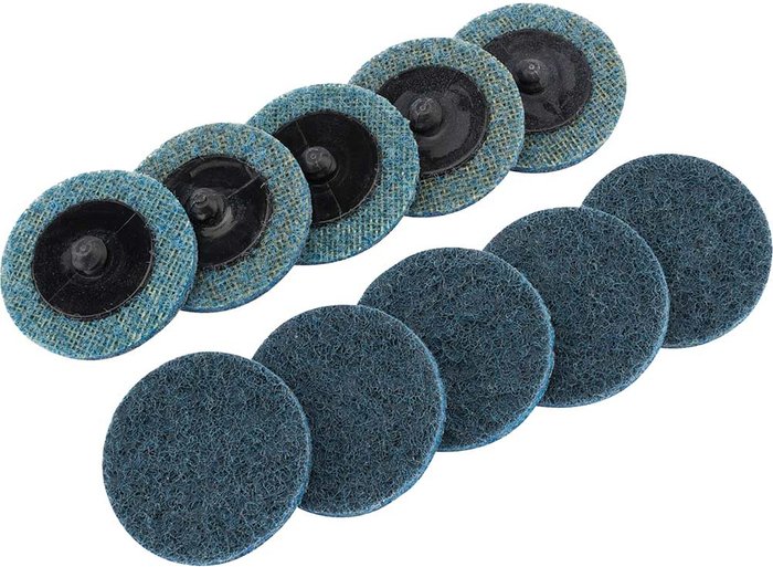 Tooled Up | Draper Draper Polycarbide Abrasive Pad Disc 50mm 50mm Fine Pack of 10 Draper Draper Polycarbide Abrasive Pad Disc 50mm 50mm Fine Pack of 10