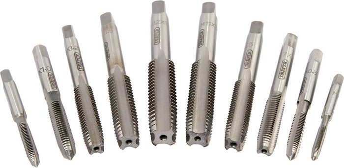 Tooled Up | Draper Draper 10 Piece Hand Tap Set Metric Draper Draper 10 Piece Hand Tap Set Metric