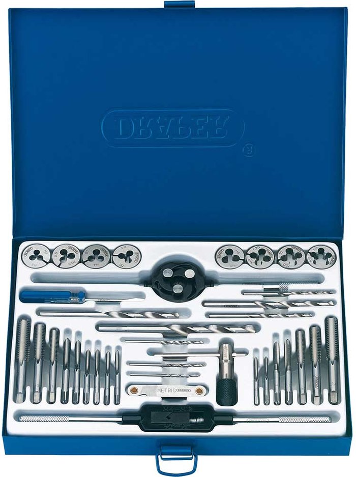 Tooled Up | Draper Draper 37 Piece Tap and Die Set Metric Draper Draper 37 Piece Tap and Die Set Metric